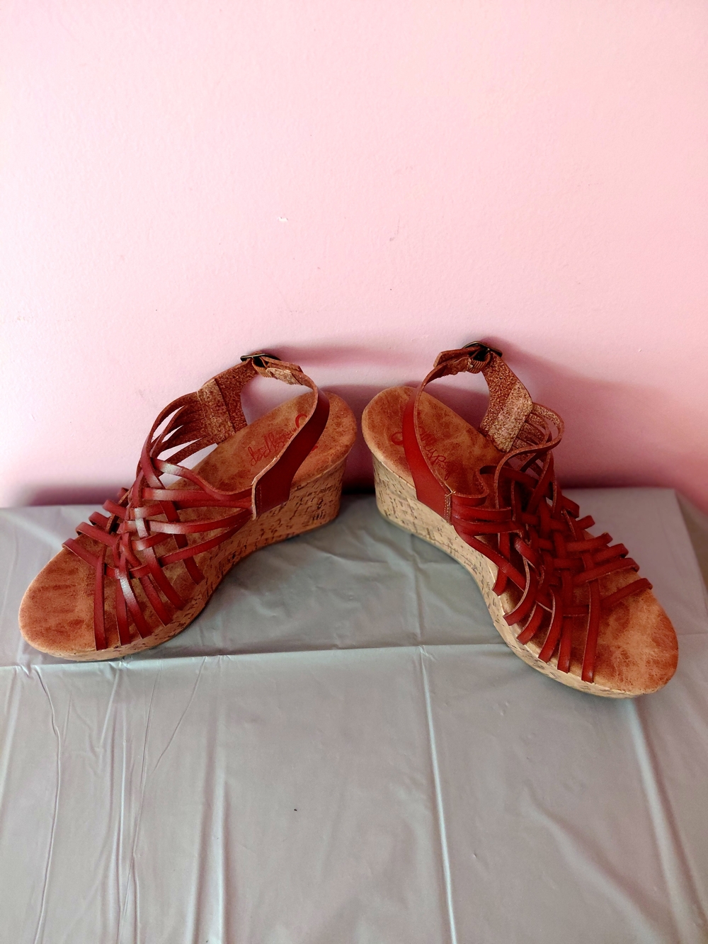 NEW without Tag Jellypop Boulevard Sz 7.5 Wedge Sandal 4 Inch Heel. - Picture 10 of 14